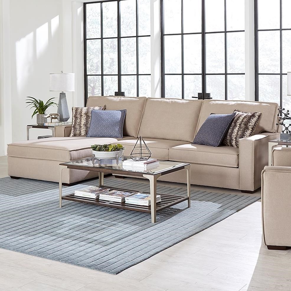England 8L00 Series 8L0006x1+8L0023x1 7914 Contemporary Sectional with Chaise Westrich